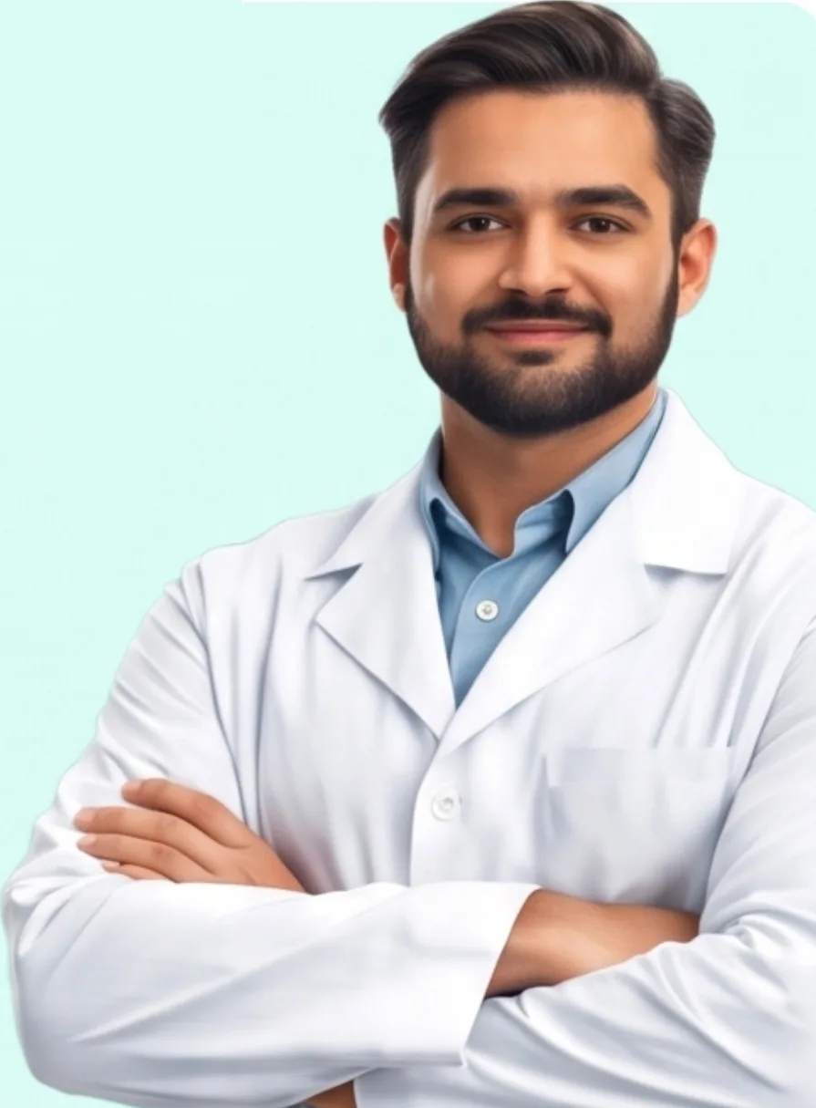 Doctor with arms crossed