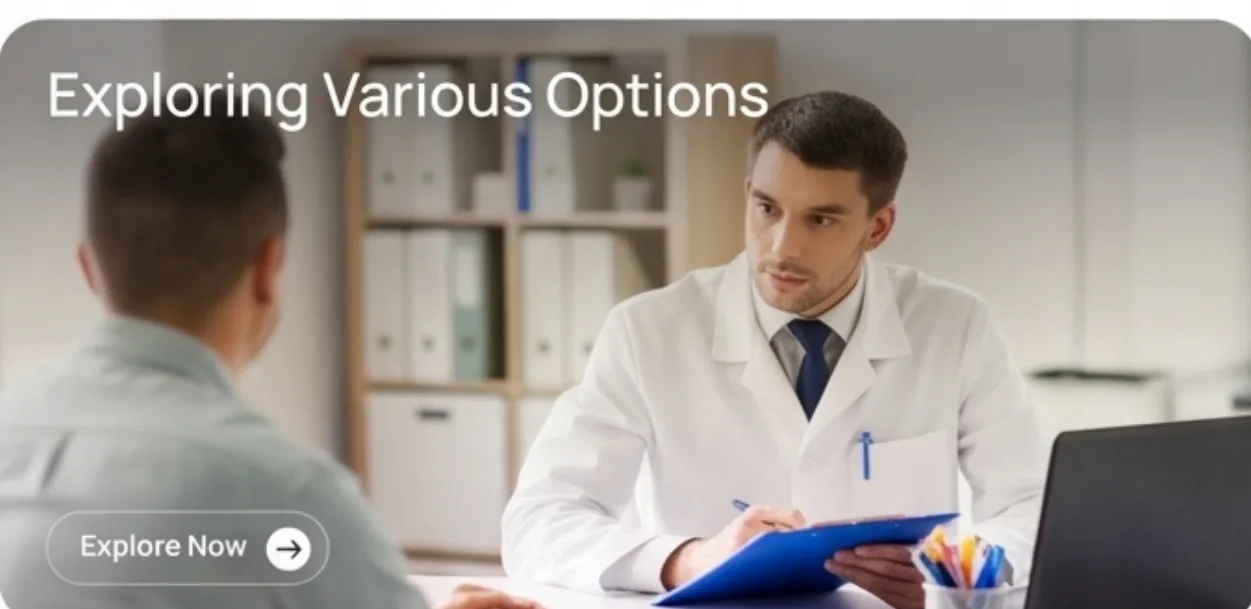Doctor consulting a patient